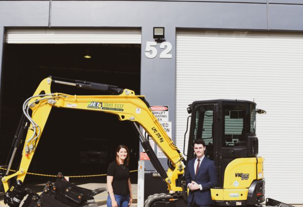 JET Excavators and Trucks director Gabby Murphy says she is committed to supporting local businesses,