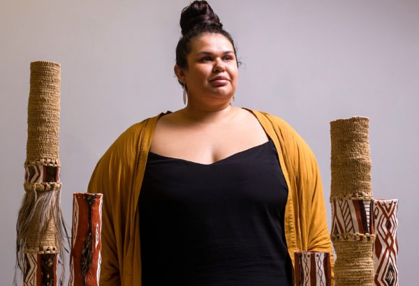 Kyra Mancktelow is a Quandamooka woman and an emerging local artist.