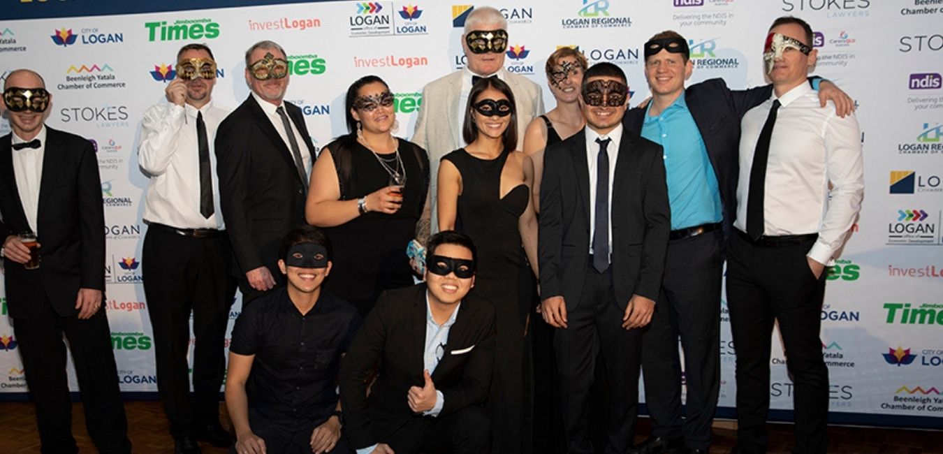 The Lithium Battery Systems team at the Logan Business Distinction Awards