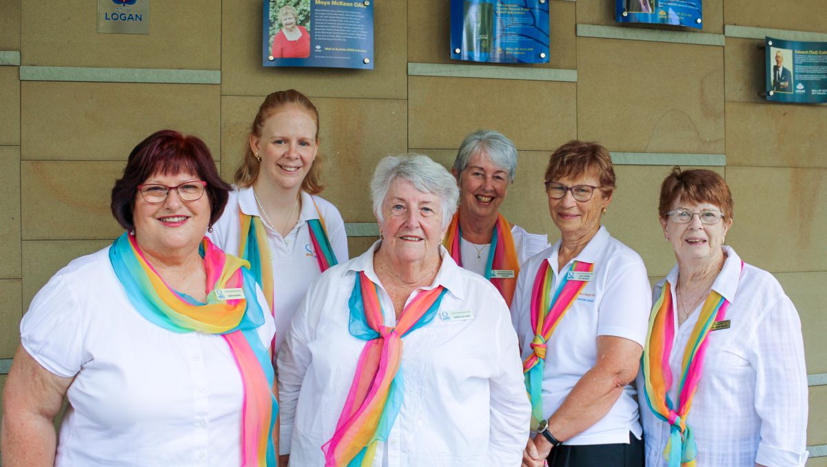 Ms Moya McKeon OAM's friends and colleagues from Beenleigh Quota. City of Logan Wall of Acclaim