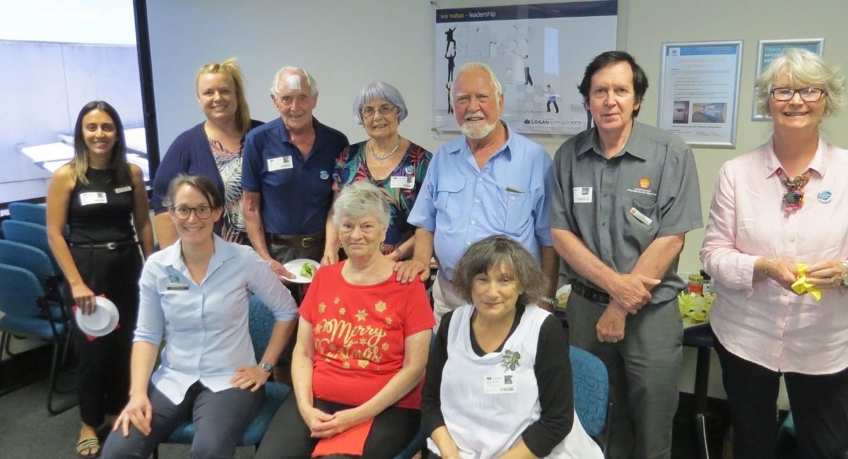 Ann Gason (back row, centre) and fellow members of the Dementia Friendly Alliance