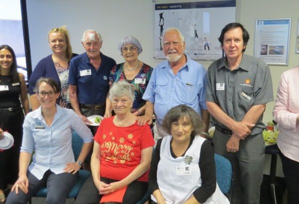 Ann Gason (back row, centre) and fellow members of the Dementia Friendly Alliance