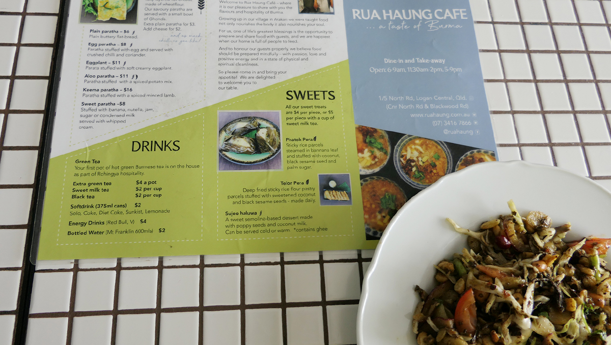 What's On in Logan - Burmese food at Rua Haung cafe.