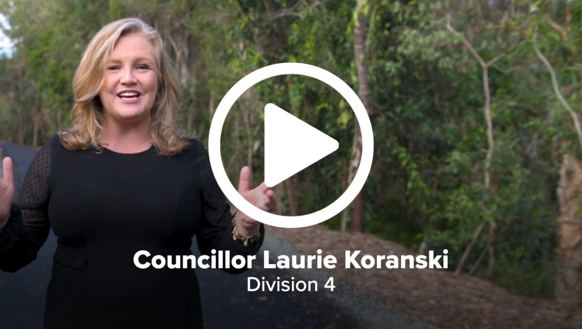 Councillor Laurie Koranski in her Division 4 video