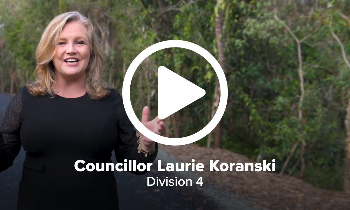 Councillor Laurie Koranski in her Division 4 video