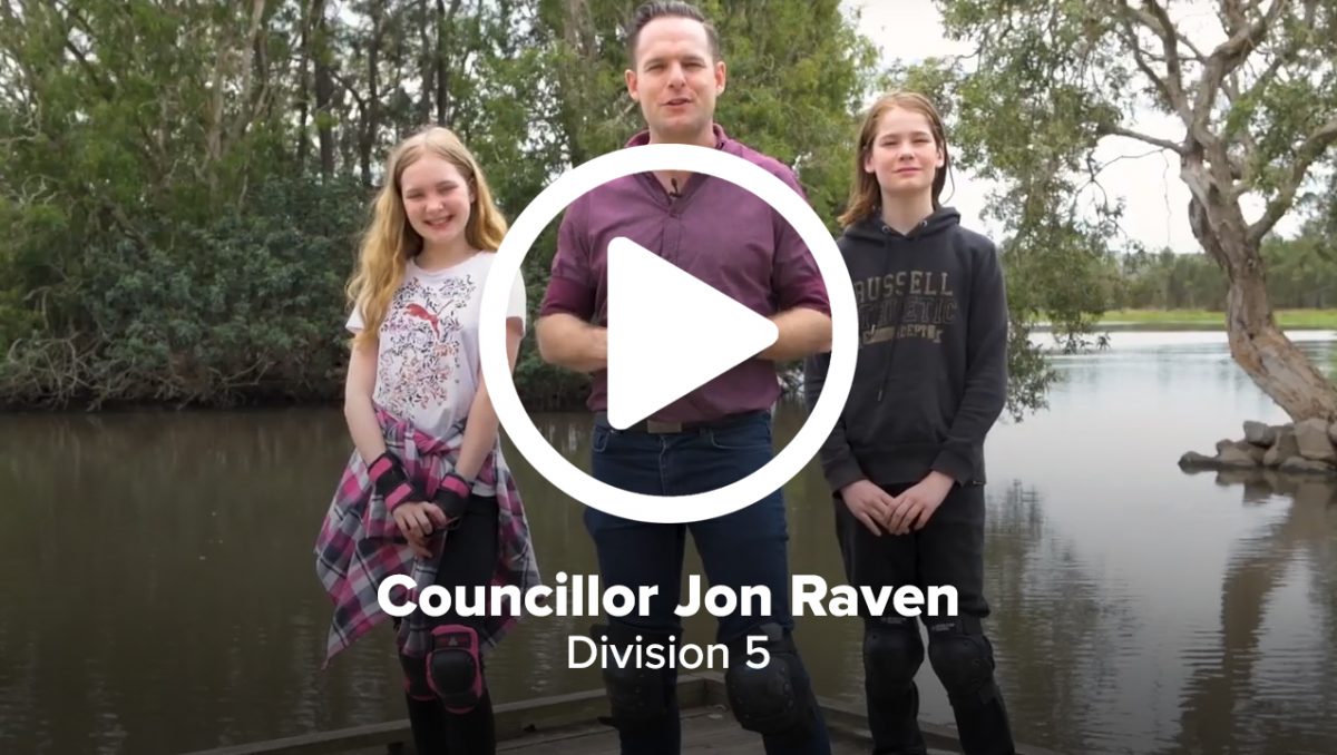 Deputy Mayor Cr Jon Raven in his Division 5 video
