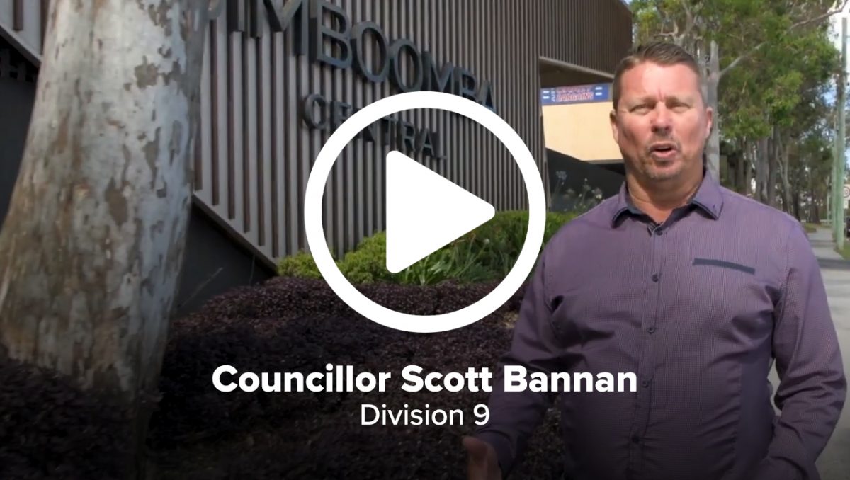 Councillor Scott Bannan in his Division 9 video