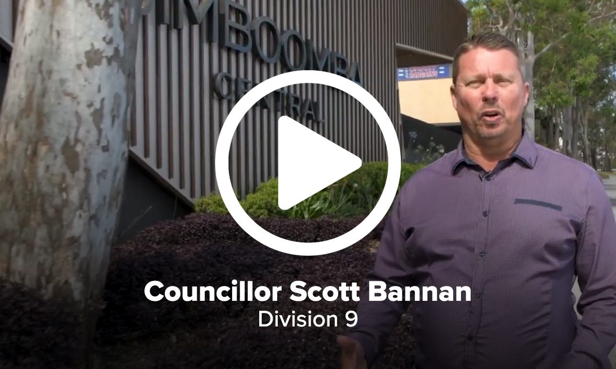 Councillor Scott Bannan in his Division 9 video
