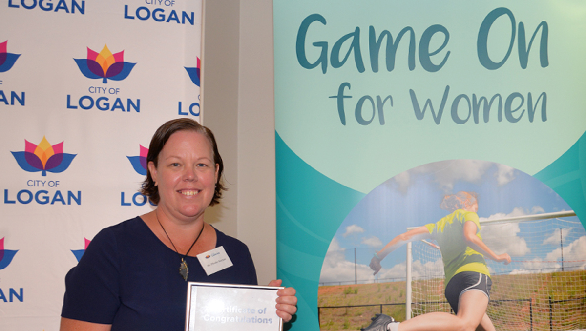 Phoebe Bastian, this year's recipient of Logan City Council's Game on for Women bursary.
