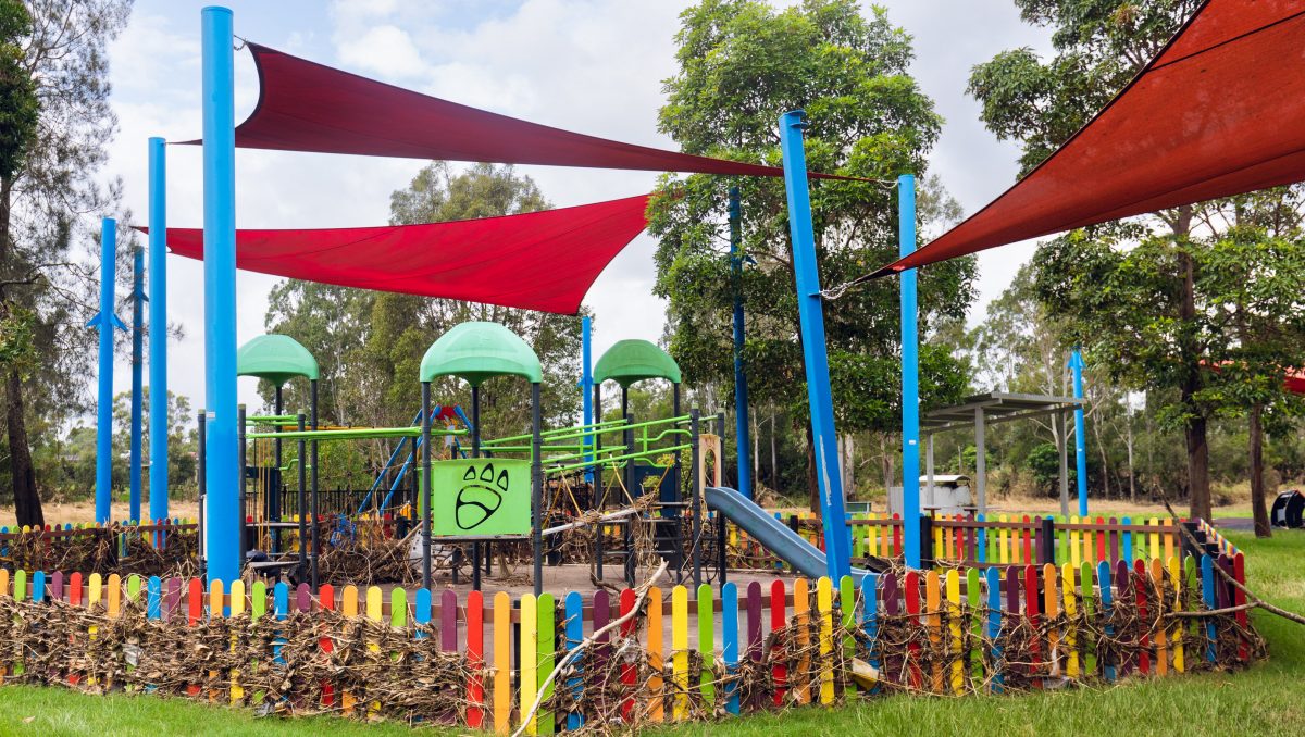 Flood damage at Logan River Parklands in Beenleigh