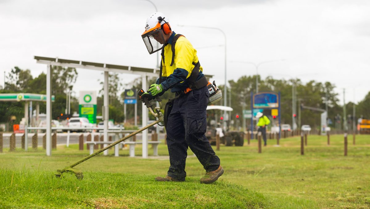 An extended mowing program, including Saturdays, is now underway in the City of Logan.