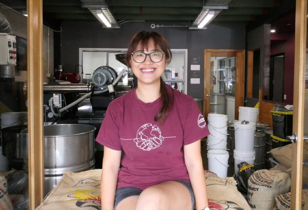 Sarah Jin of Extraction Coffee Roasters, specialty coffee cafe in Logan.