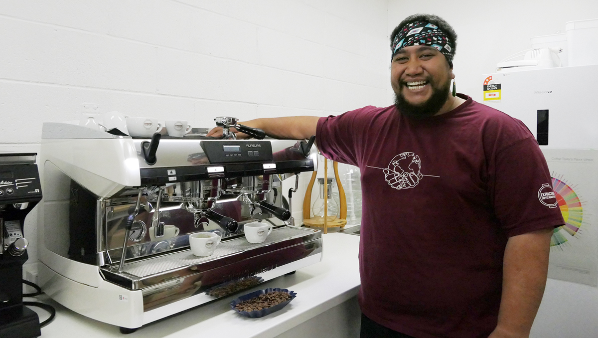Wholesale Manager at Logan Cafe, Extraction Coffee Roasters, Manuel Toa.