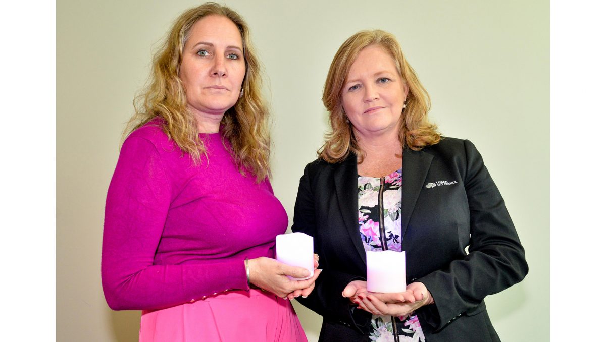 This is a photo of The Centre for Women & Co CEO Stacey Ross (left) and Logan City Council City Lifestyle Chair Councillor Laurie Koranski.