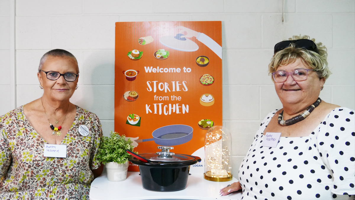 Logan City Council events - Stories from the Kitchen community dinner.