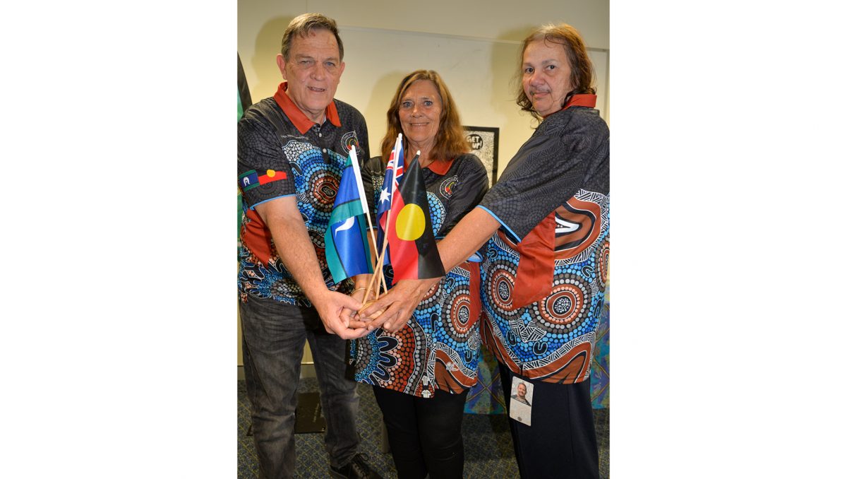 Logan District Aboriginal & Torres Strait Islander Corporation for Elders representatives Terry Stedman, Sheryl Banks and Margaret Finlay.