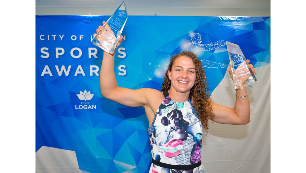 The 2022 City of Logan Sportsperson of the Year Kim Townsend.