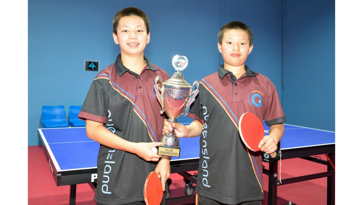 Brothers Jaden (left) and Ian Cao.