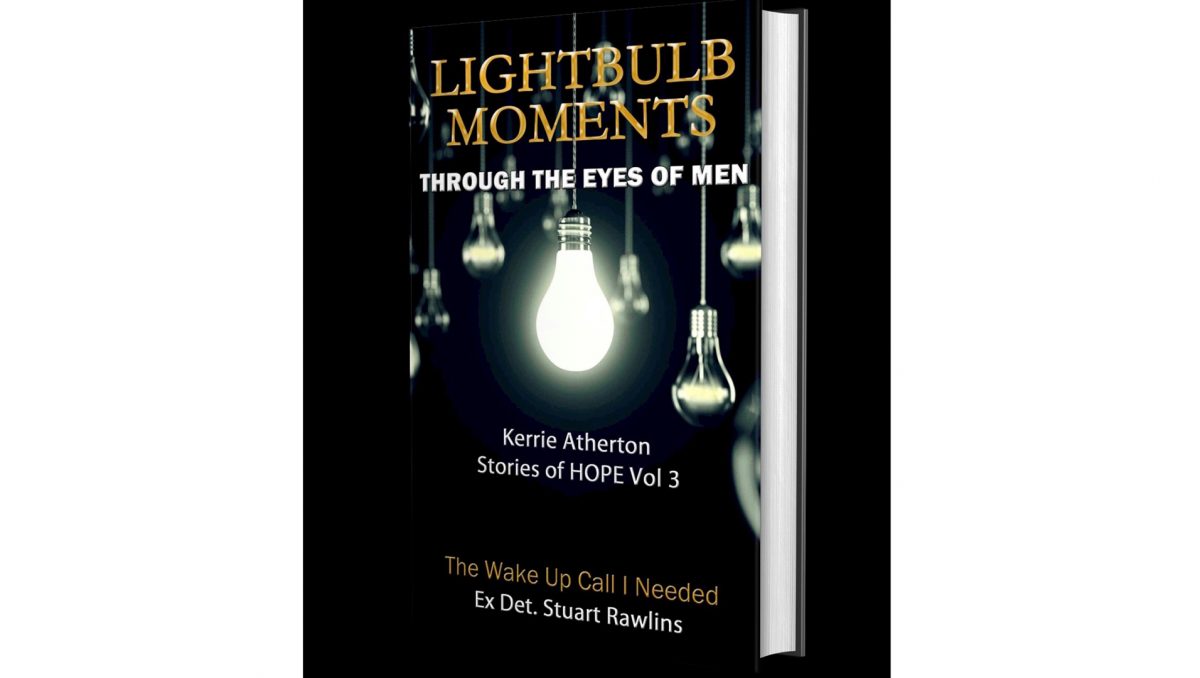 The cover of Lightbulb Moments Through The Eyes of Men by Kerrie Atherton.