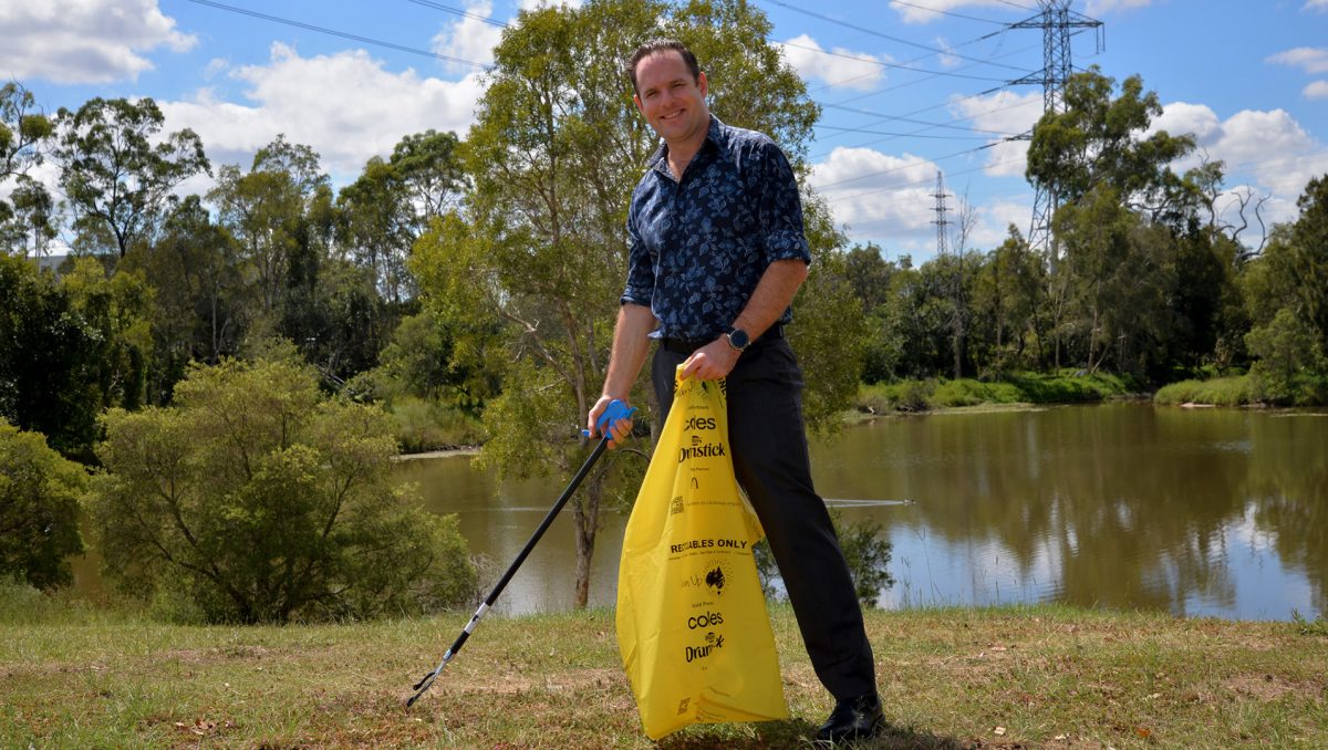 Environment Chair Cr Jon Raven encourages community members to get involved in a Clean Up Australia Day event near them.