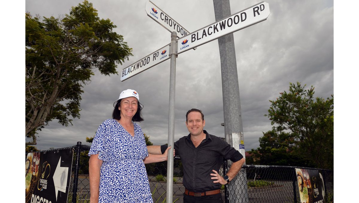 Councillors Jon Raven and Teresa Lane inspect the venue for the inaugural Tastes of Croydon street mini-festival on Saturday, March 11.