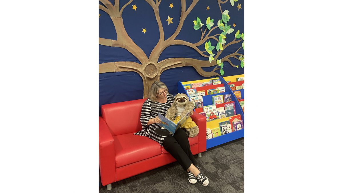Beenleigh Library officer Megan Luhrs is looking forward to sharing The Speedy Sloth during National Simultaneous Storytime 2023.