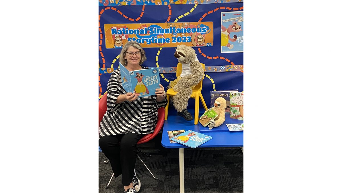 Megan Luhrs from Beenleigh Library will be part of a nationwide reading activity on Wednesday, May 24.