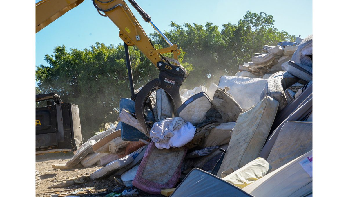 Council is shredding discarded mattresses as it explores ways to reduce landfill.