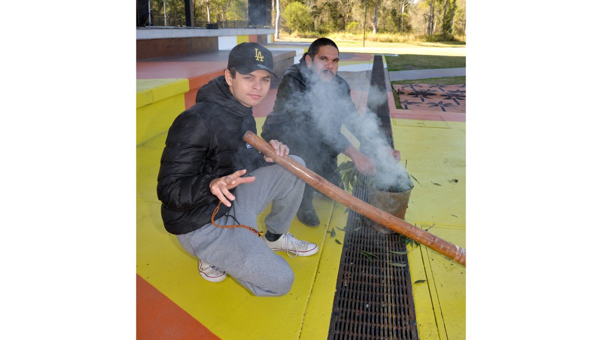 Rhys Monaghan (left) and Tommy Bundambah Yah Coghill were part of the 2022 Logan NAIDOC Family Fun Day and will return for this year's event.