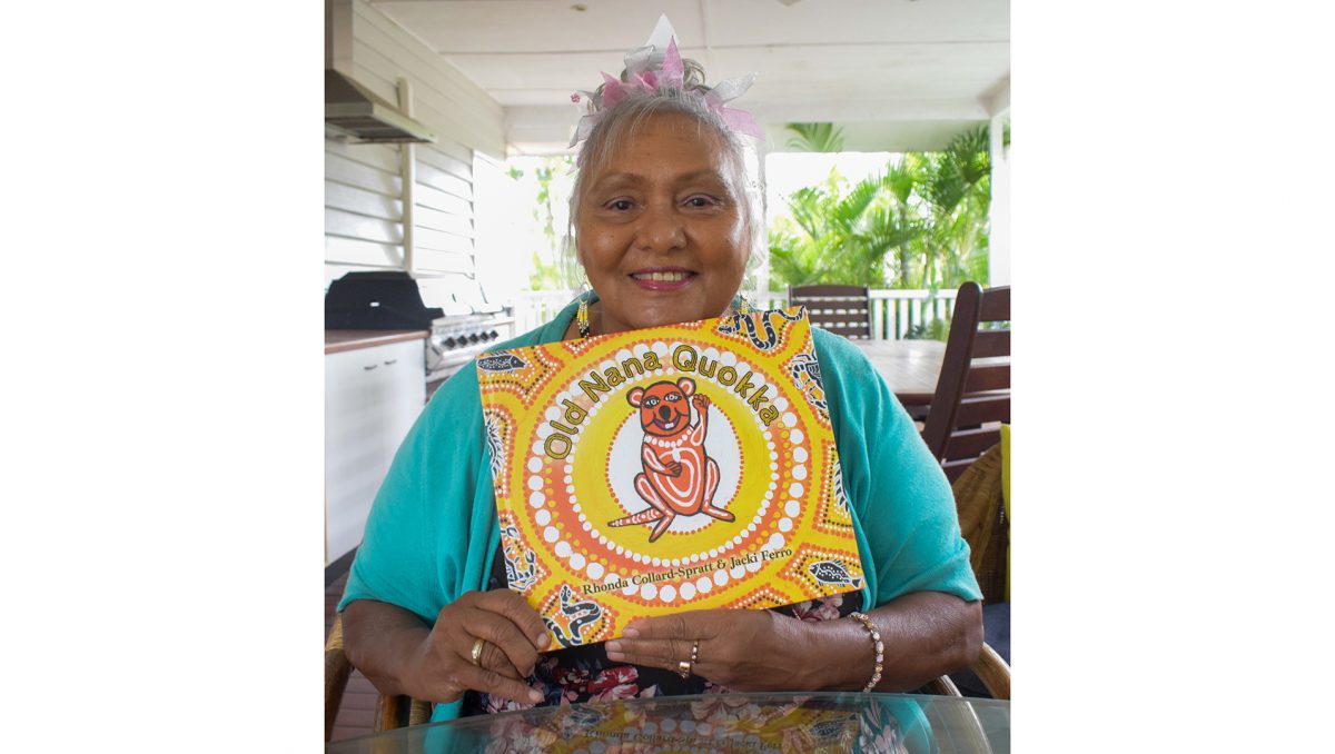 Author, artist, performer and Yamatji Noongar storyteller Aunty Rhonda Collard-Spratt (pictured) will join author Jacki Ferro to bring to life their new book Old Nana Quokka at two Logan Libraries performances.