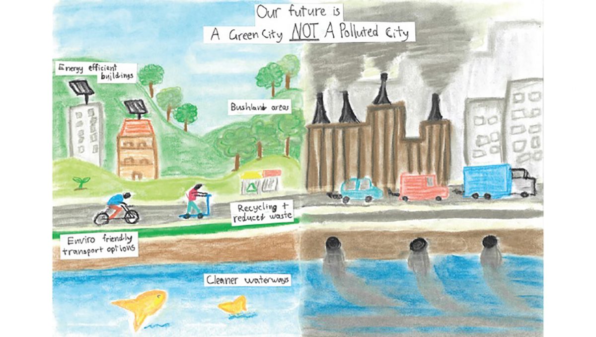 Zachary J from St Edwards Catholic Primary School received the World Environment Day Posters 2022 Mayor’s Choice, award.