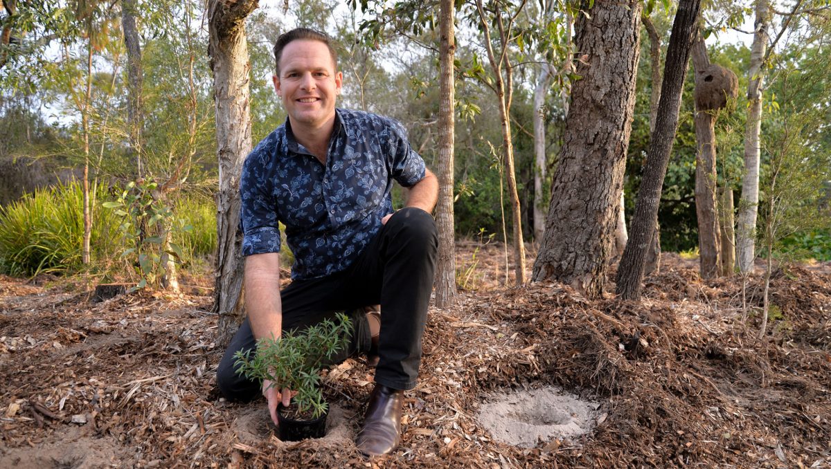 Environment Chair Cr Jon Raven encourages the community to get their hands dirty and build a greener environment for the future on National Tree Day this Sunday July 30.