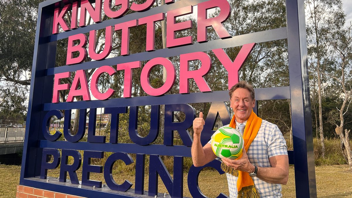 Mayor Darren Power at Kingston Butter Factory Cultural Precinct