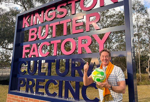 Mayor Darren Power at the Kingston Butter Factory Cultural Precinct