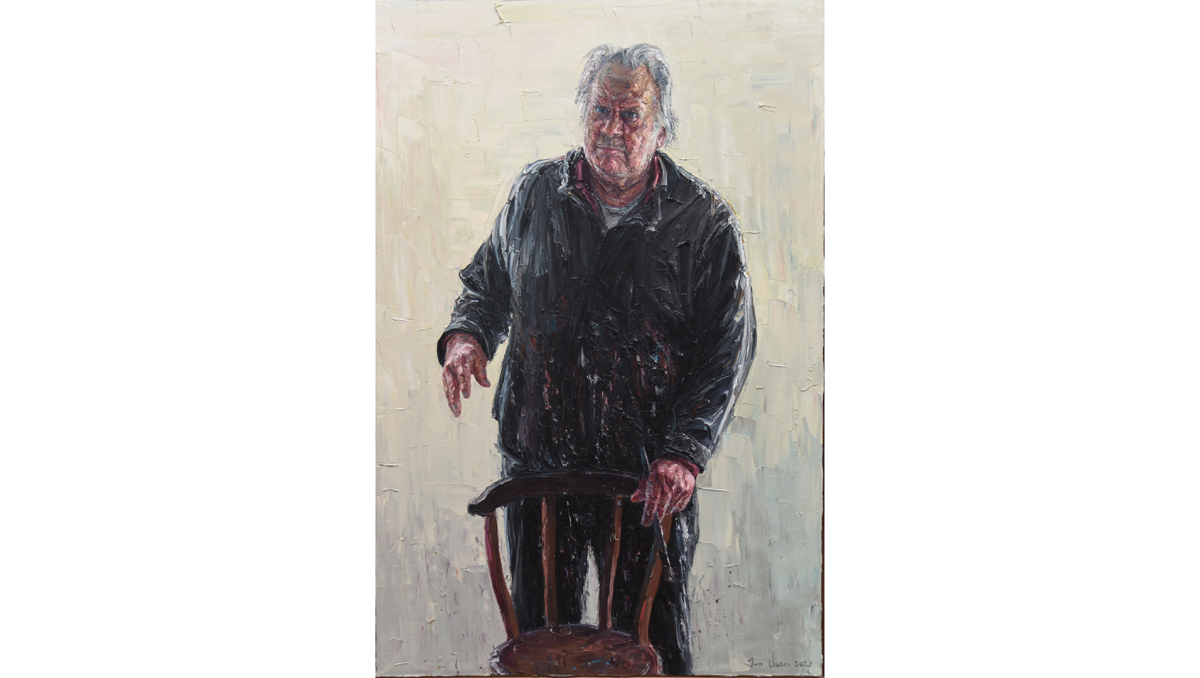 Jun Chen is donating Portrait of the artist Ian Smith 2021 (a local artist) to the Logan Art Collection through the Australian Government’s Cultural Gifts Program.