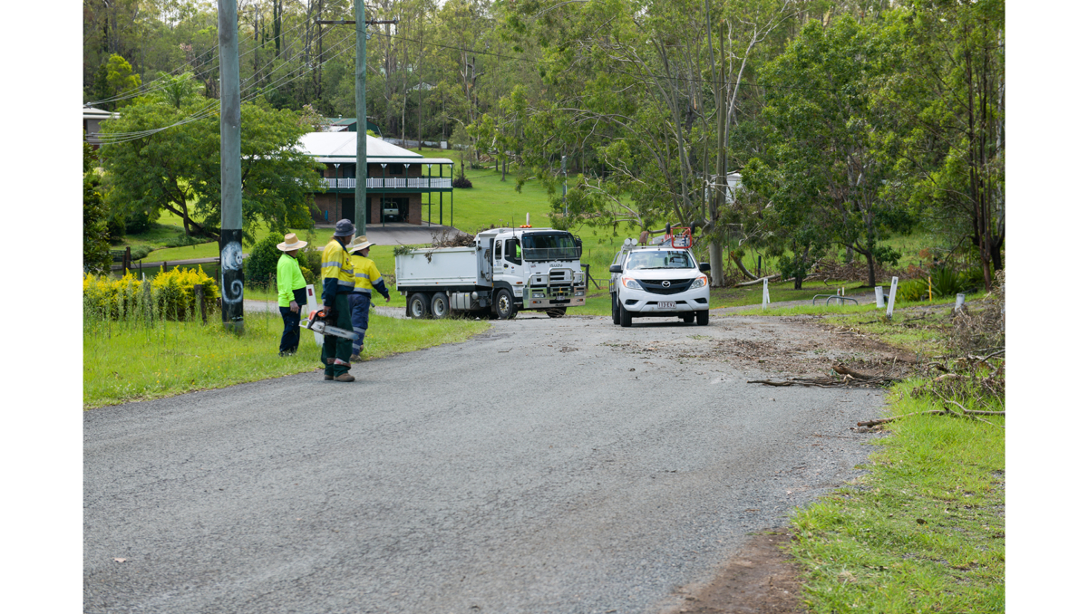 Council efforts remain focussed on restoring access along local roads and removing storm-related waste.