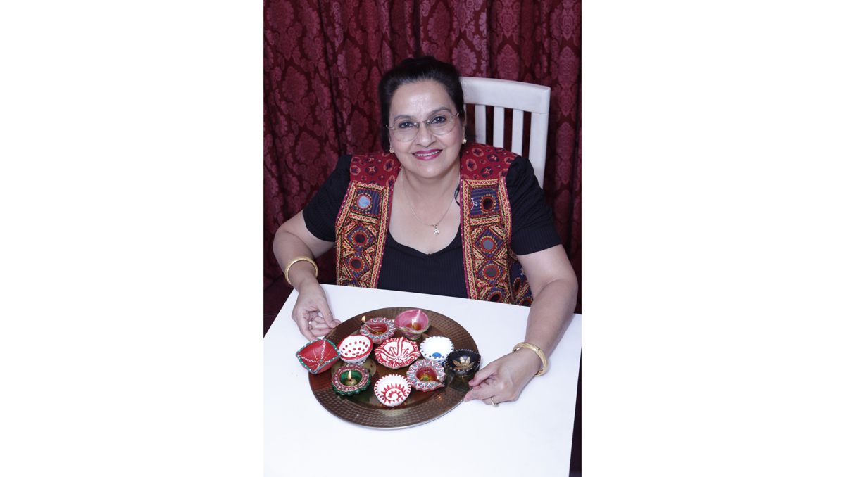 Daisy Hill resident Madhu Khanna, who will host a workshop on making a traditional Indian lamp during Harmony Week 2024.