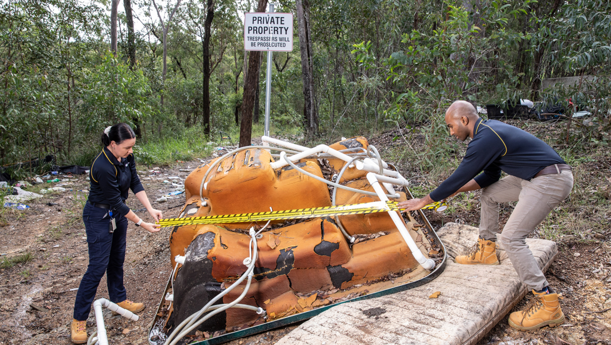 Logan City Council’s Illegal Dumping Taskforce has received a $90,000 boost from the Queensland Government.