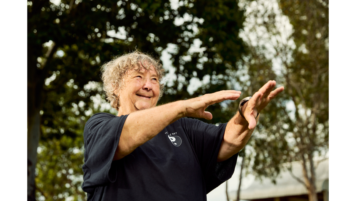 Woodhill resident Carol Rudd is a keen participant in Logan City Council’s Active & Healthy Program’s regular Tai chi sessions.