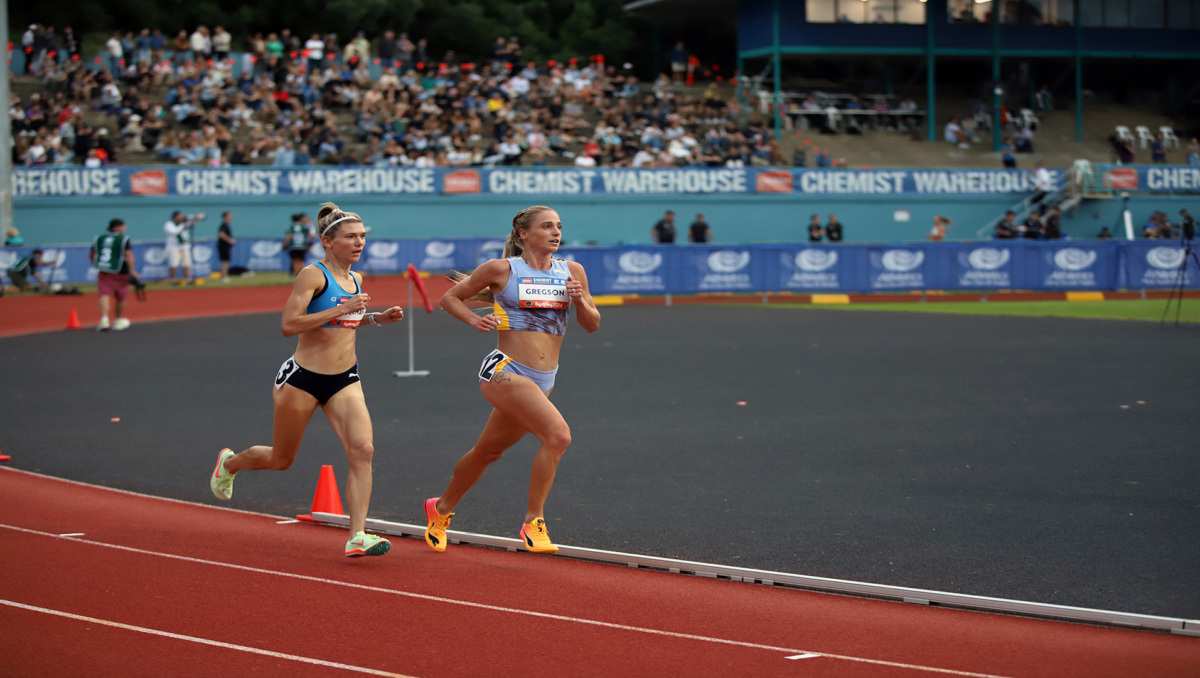 An image of Genevieve Gregson competing in Sydney in March 2024. Photo courtesy of DAVID TARBOTTON.