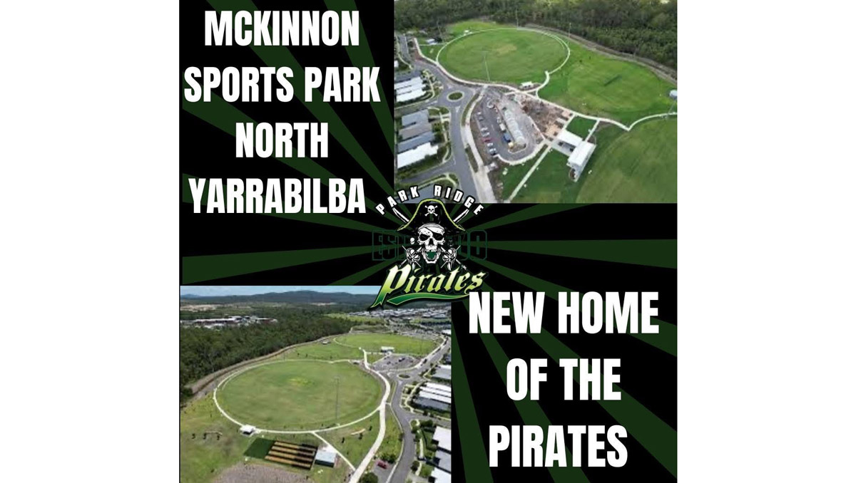 An aerial view of the McKinnon Park North ovals.