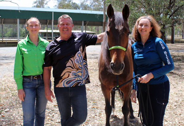 Division 9 Councillor Scott Bannan with club secretary Keryn Visser (right) and Working Equitation Coordinator Angela Stringer (left). An image of Division 9 Councillor Scott Bannan with club secretary Keryn Visser (right) and Working Equitation Coordinator Angela Stringer (left).
