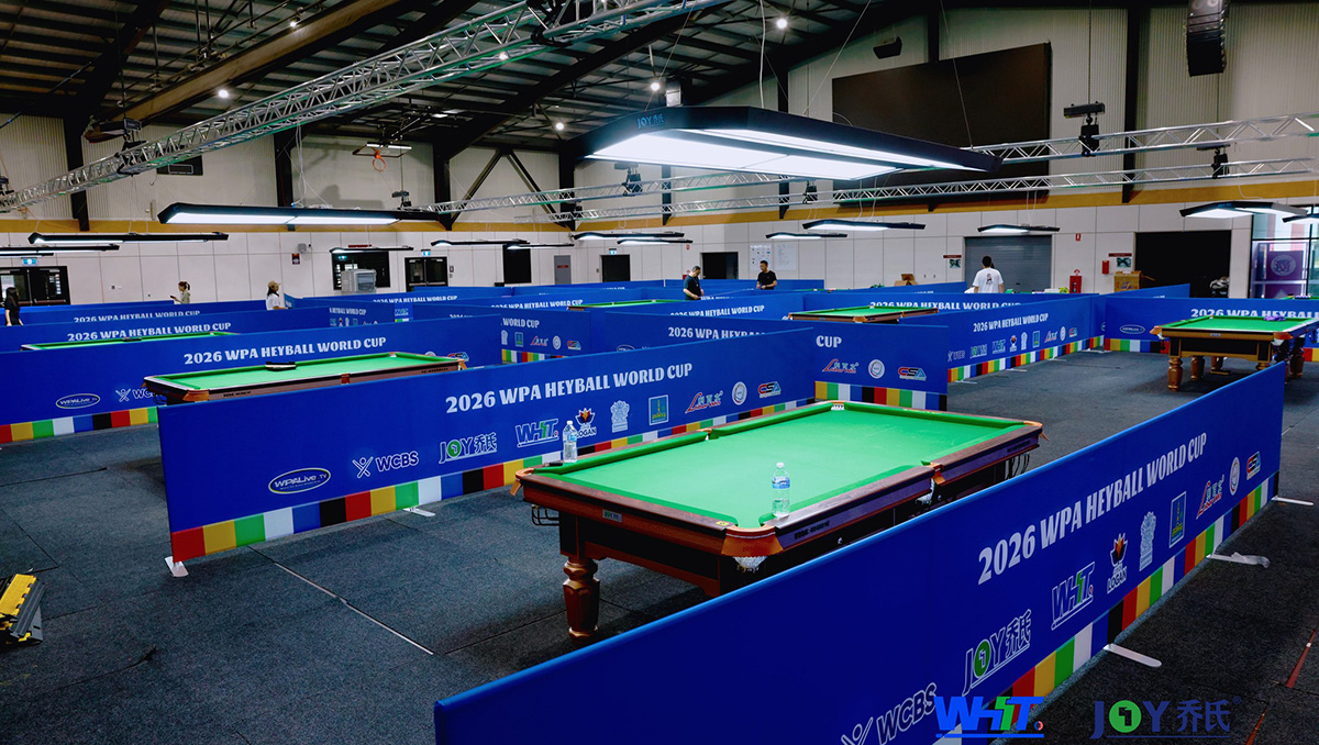 World Pool-Billiard Association Heyball World Cup 2026 venue set up